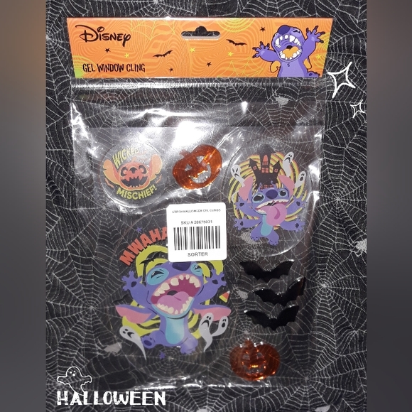 Disney Lilo & Stitch Halloween Gel Clings - Picture 3 of 4